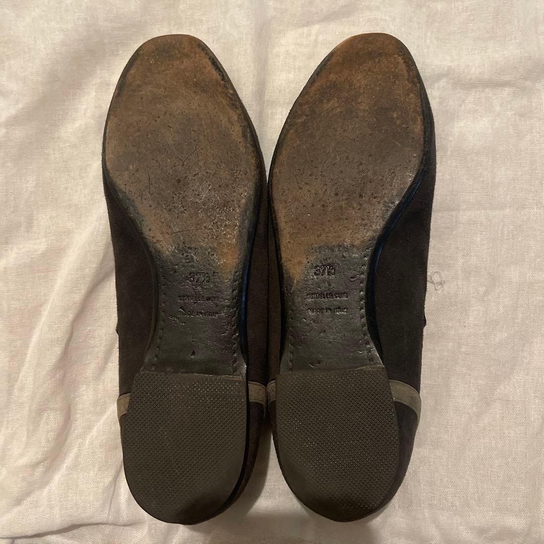 美品　HERMES パンプス　グレー　37.5