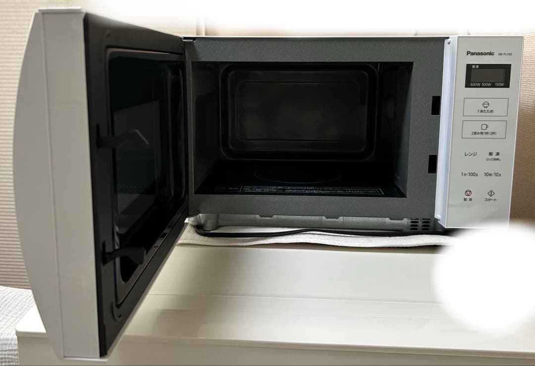 Panasonic NE-Fl100-W 単機能電子レンジ 2021年製