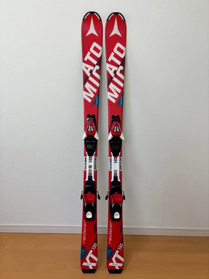 ATOMIC REDSTER XT 子供用スキー板セット　130cm