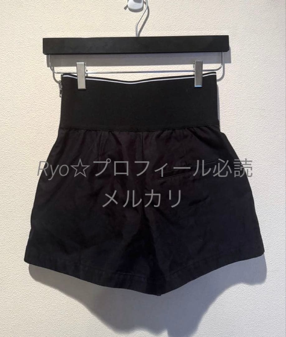 確実正規品 アレキサンダーワン ウエストロゴ ショートパンツ 0