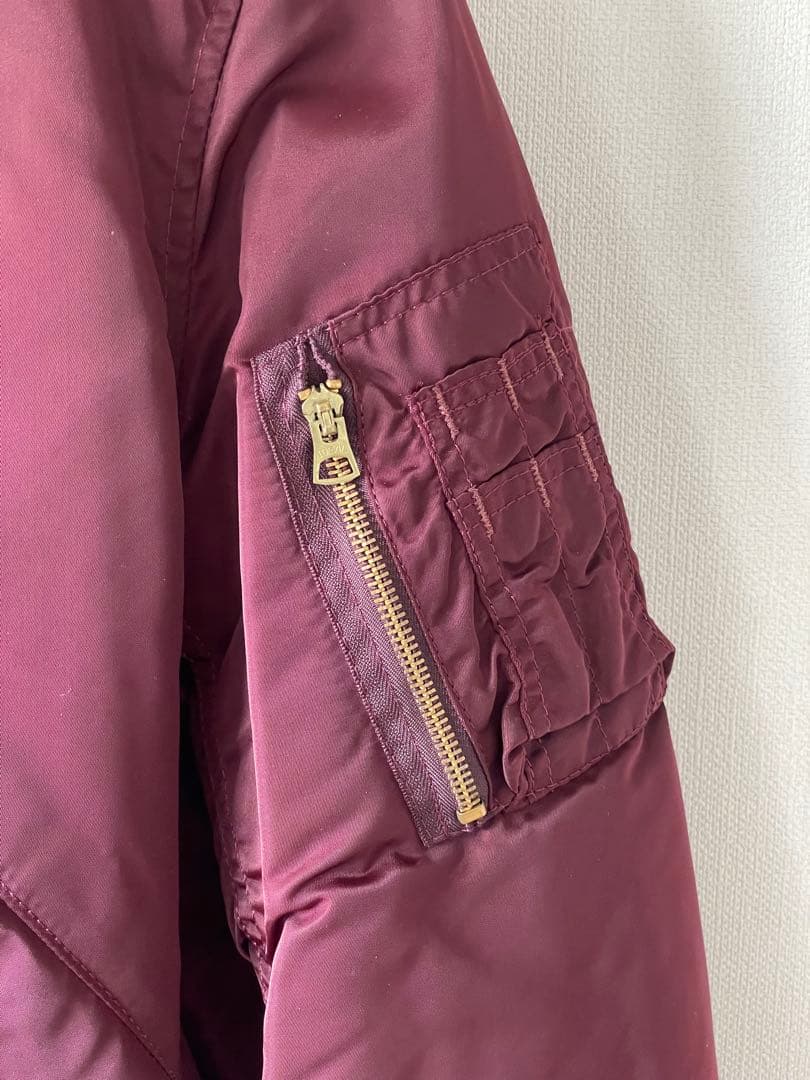 ジャケット・アウター ALPHA INDUSTRIES MA-1 MAROON made in USA