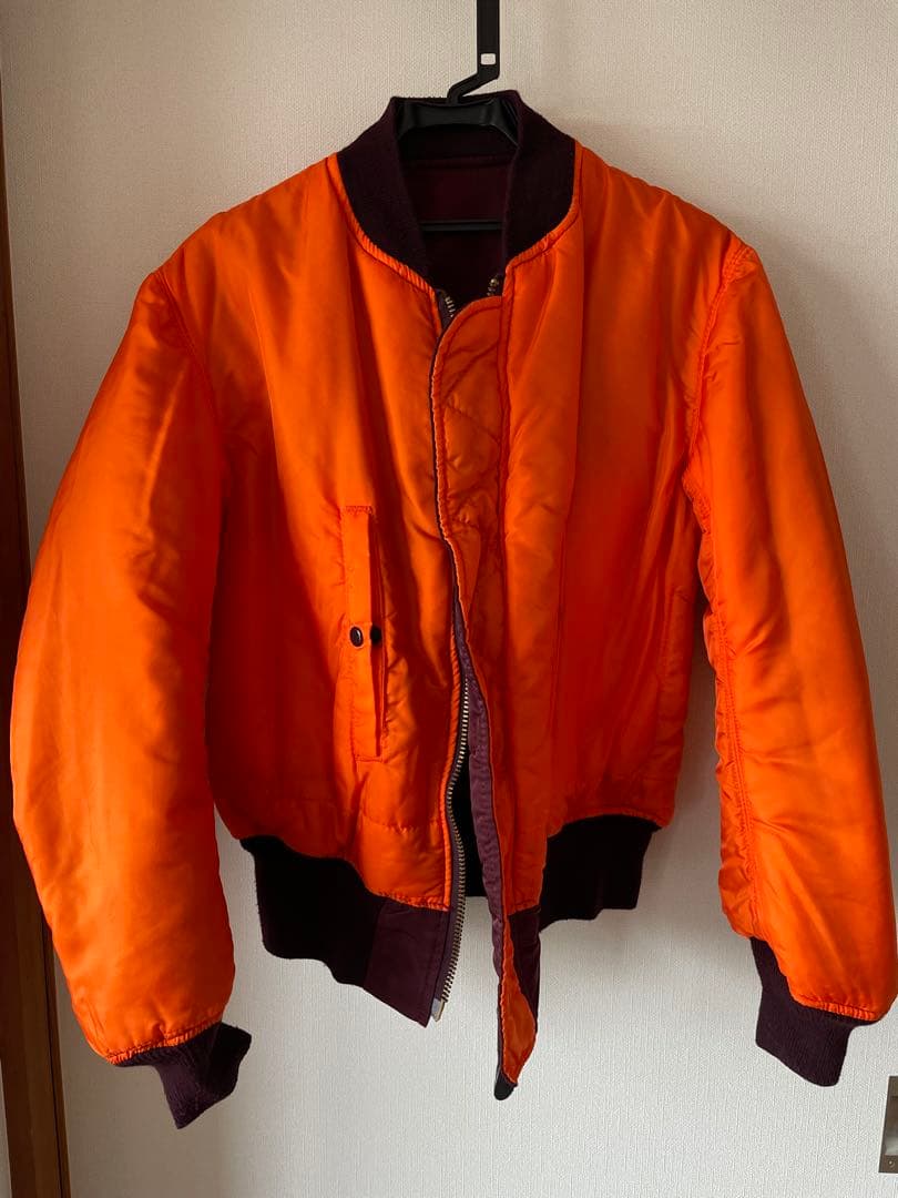 ジャケット・アウター ALPHA INDUSTRIES MA-1 MAROON made in USA