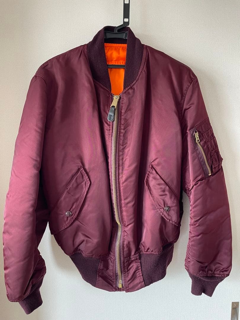 ジャケット・アウター ALPHA INDUSTRIES MA-1 MAROON made in USA