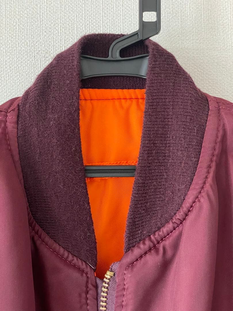 ジャケット・アウター ALPHA INDUSTRIES MA-1 MAROON made in USA