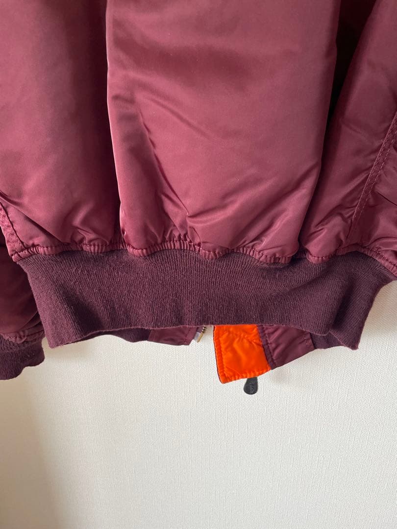 ジャケット・アウター ALPHA INDUSTRIES MA-1 MAROON made in USA