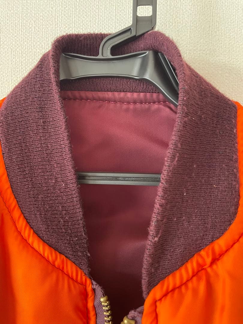 ジャケット・アウター ALPHA INDUSTRIES MA-1 MAROON made in USA