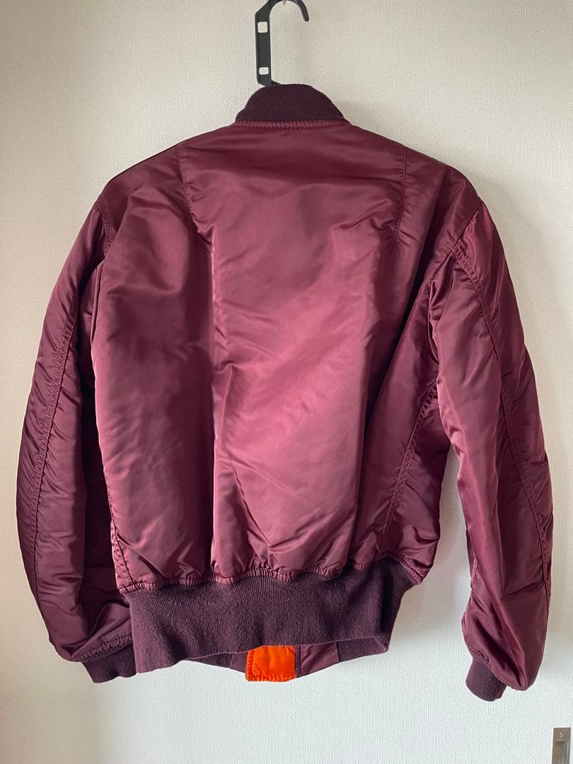 ジャケット・アウター ALPHA INDUSTRIES MA-1 MAROON made in USA