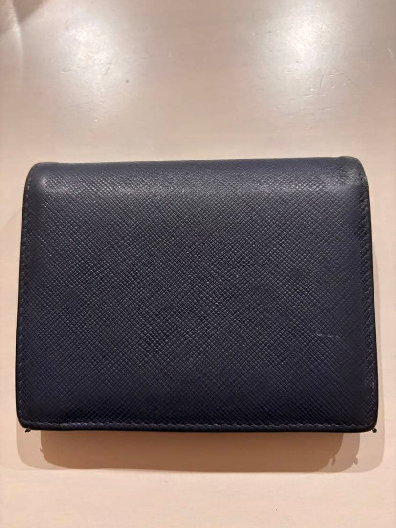 \"ぴさん専用\" PRADA ネイビー 二つ折り財布