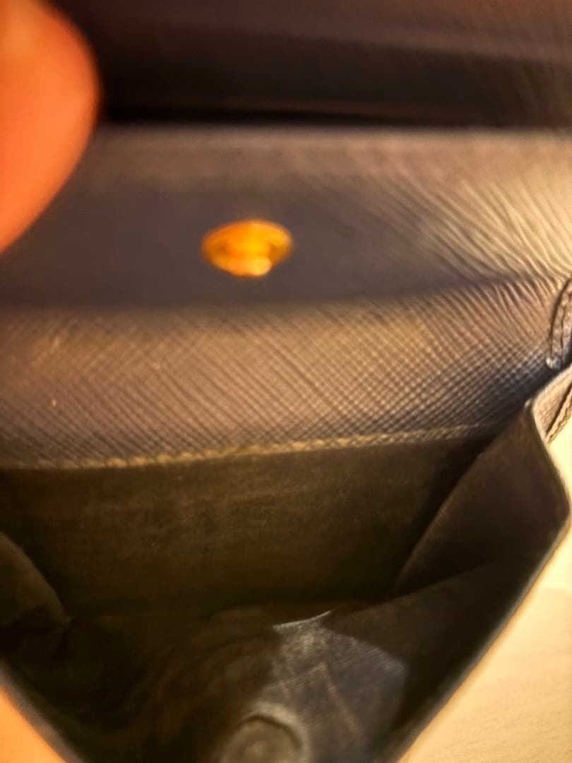 \"ぴさん専用\" PRADA ネイビー 二つ折り財布