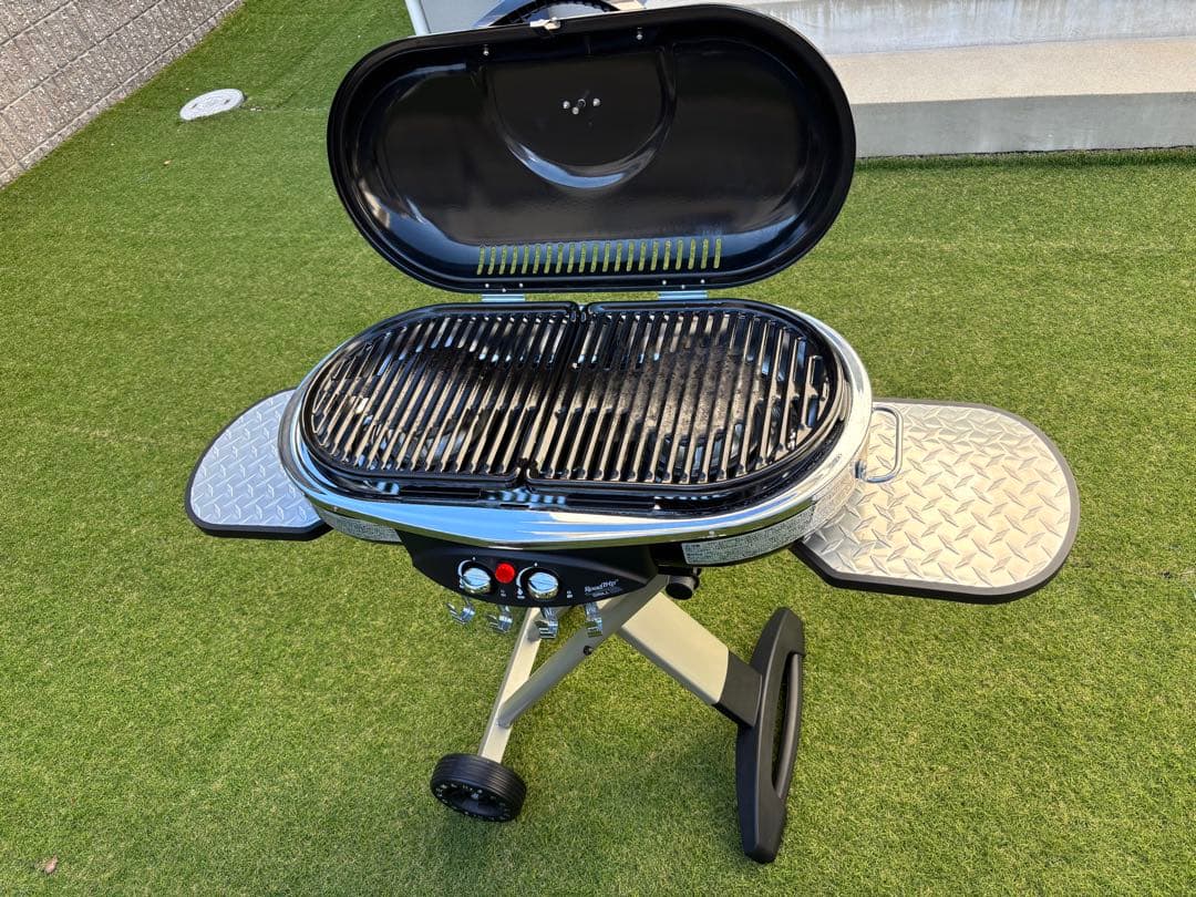 ★オプション有★ブラック　Coleman　ロードトリップグリル LXE-JⅡ