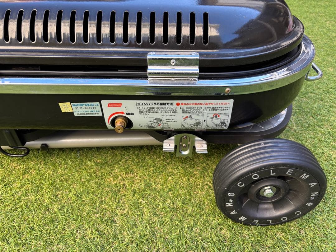 ★オプション有★ブラック　Coleman　ロードトリップグリル LXE-JⅡ