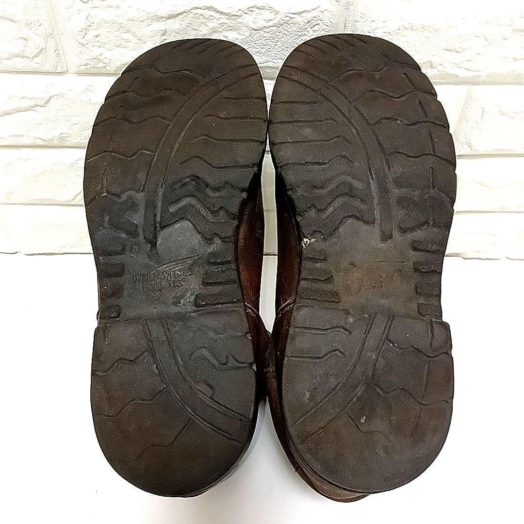 【希少★USA製】RED WING　レッドウィング　シボ革 レザー　ペコスブーツ