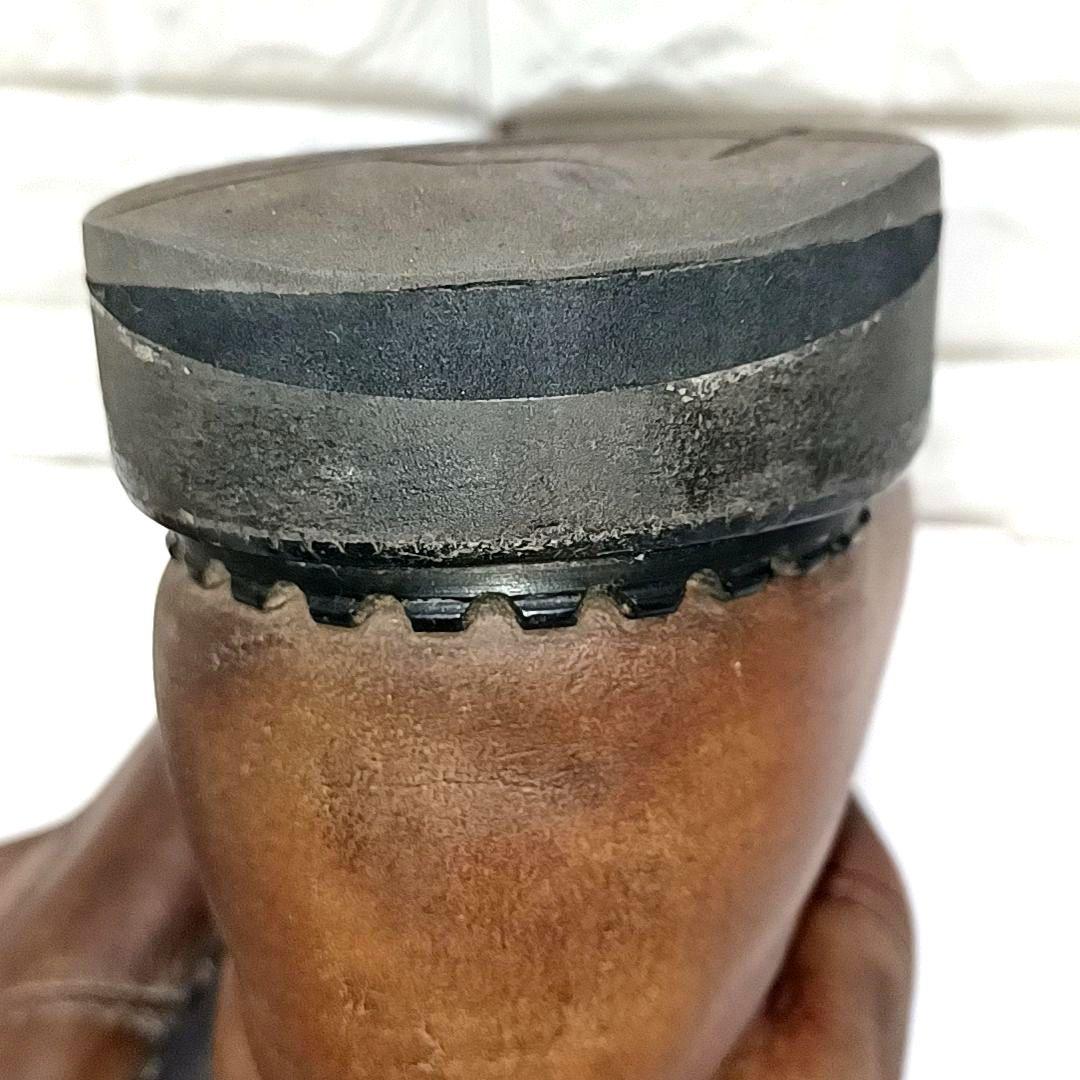 【希少★USA製】RED WING　レッドウィング　シボ革 レザー　ペコスブーツ