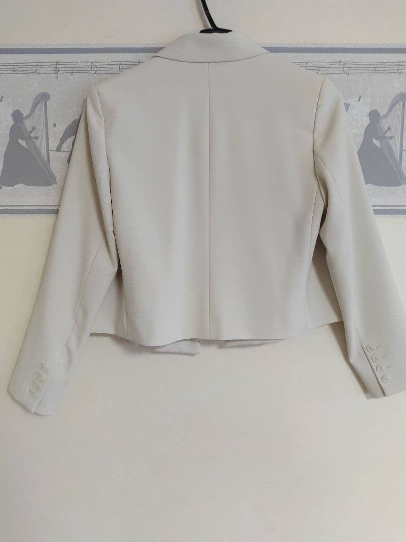 未使用　allureville　ギャバショートジャケット　テーラードジャケットS