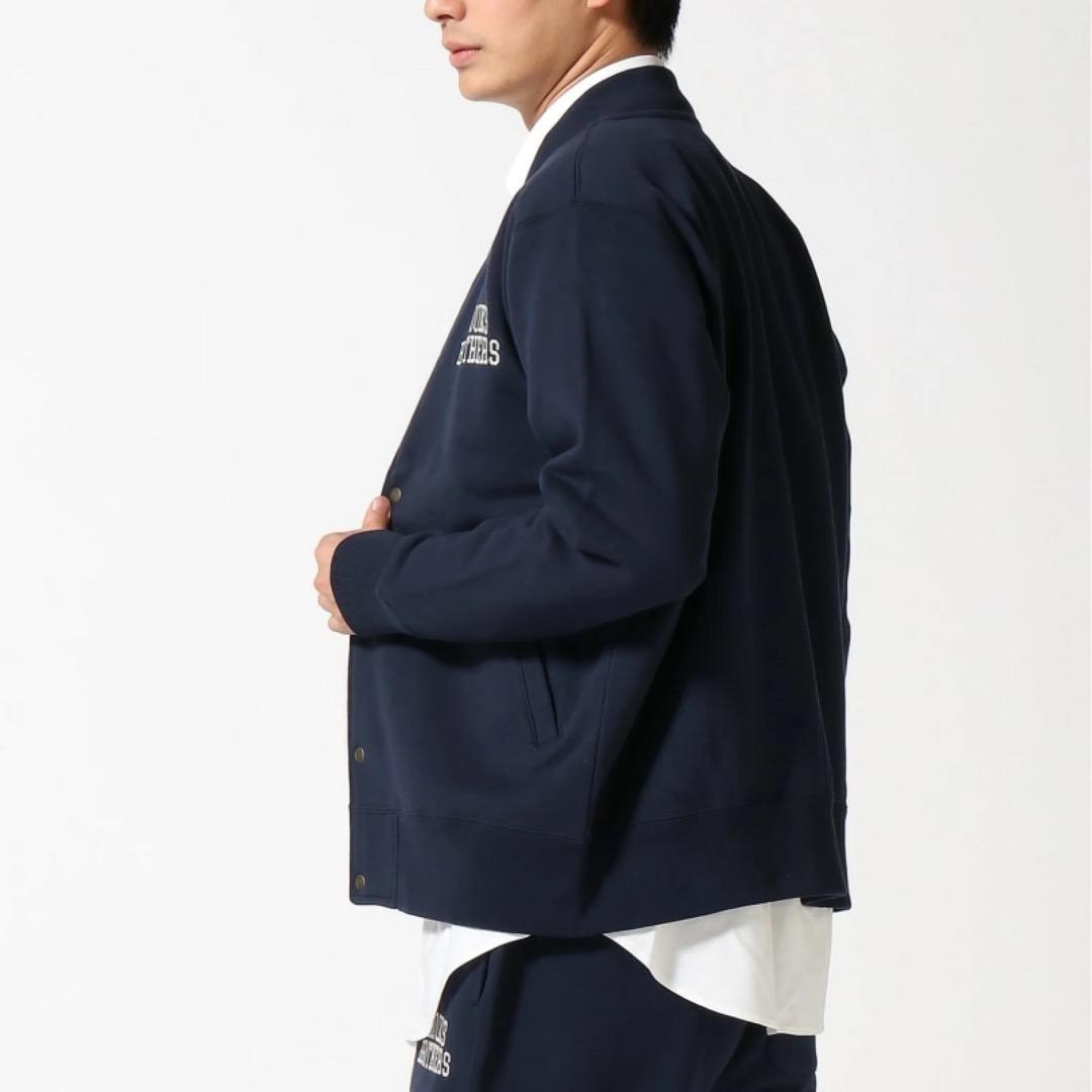 ブルックスブラザーズ　フレンチテリー ロゴ ベースボールジャケット　XL