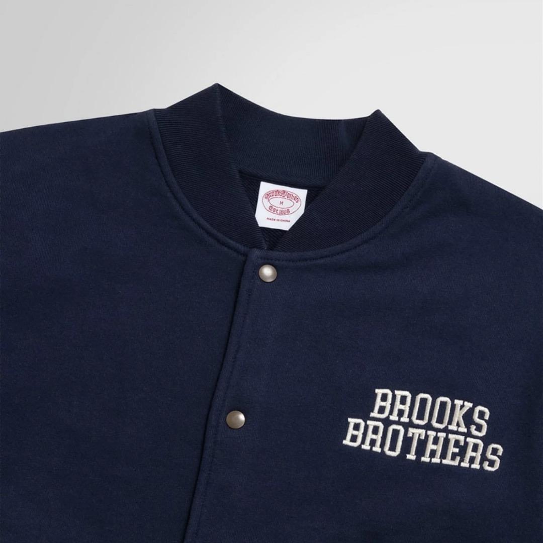 ブルックスブラザーズ　フレンチテリー ロゴ ベースボールジャケット　XL