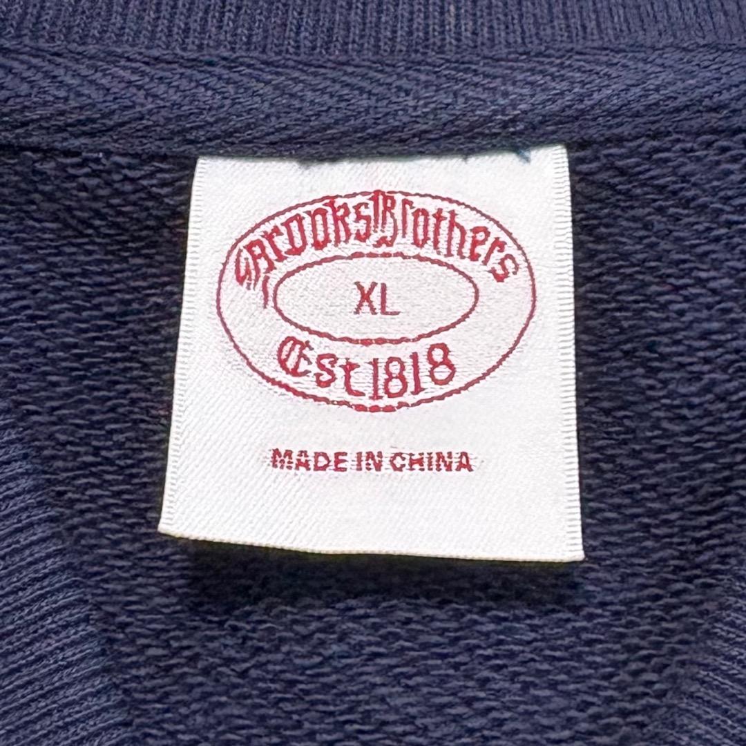 ブルックスブラザーズ　フレンチテリー ロゴ ベースボールジャケット　XL