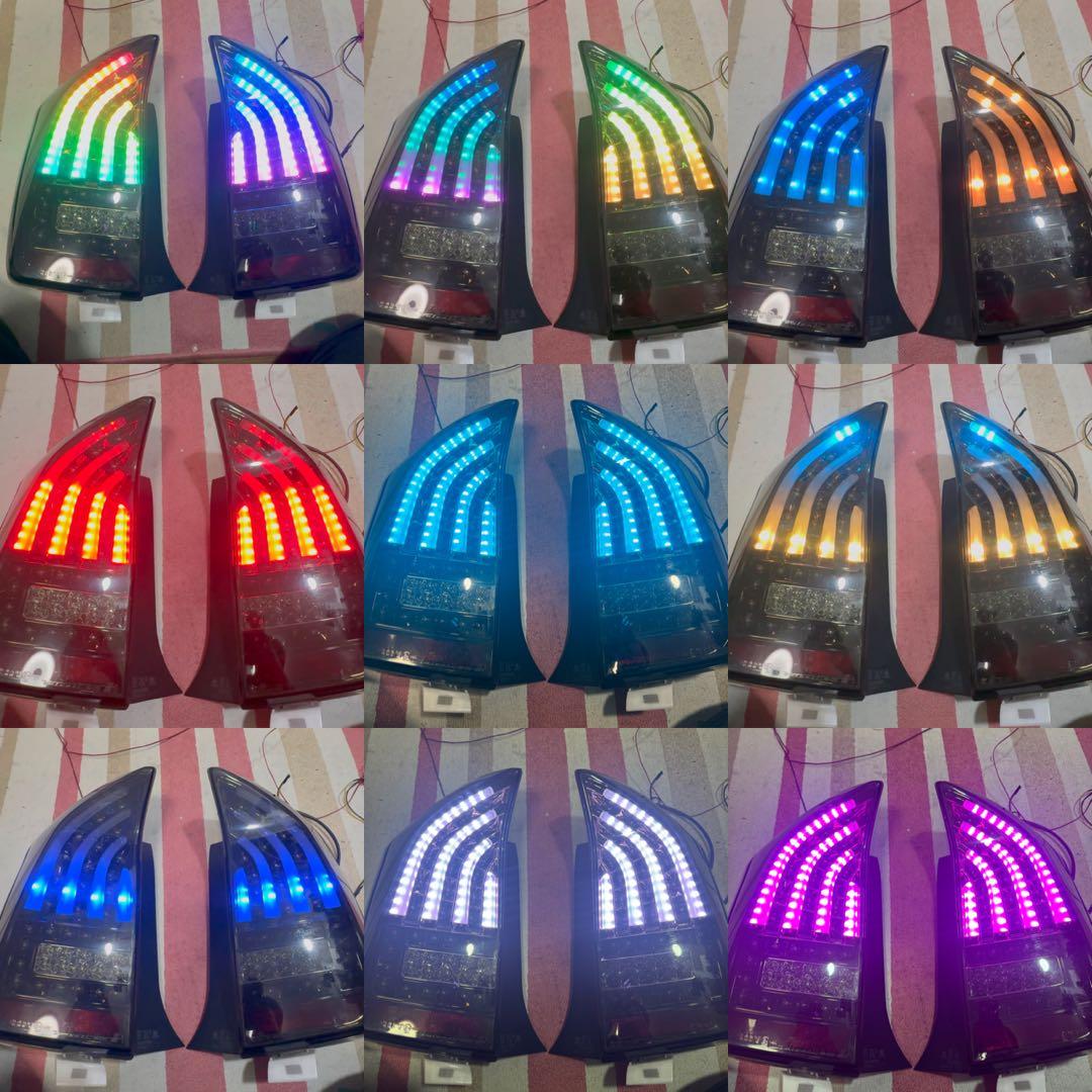 プリウス 30 ZVW30 ヴァレンティ 流れる テールランプ テール