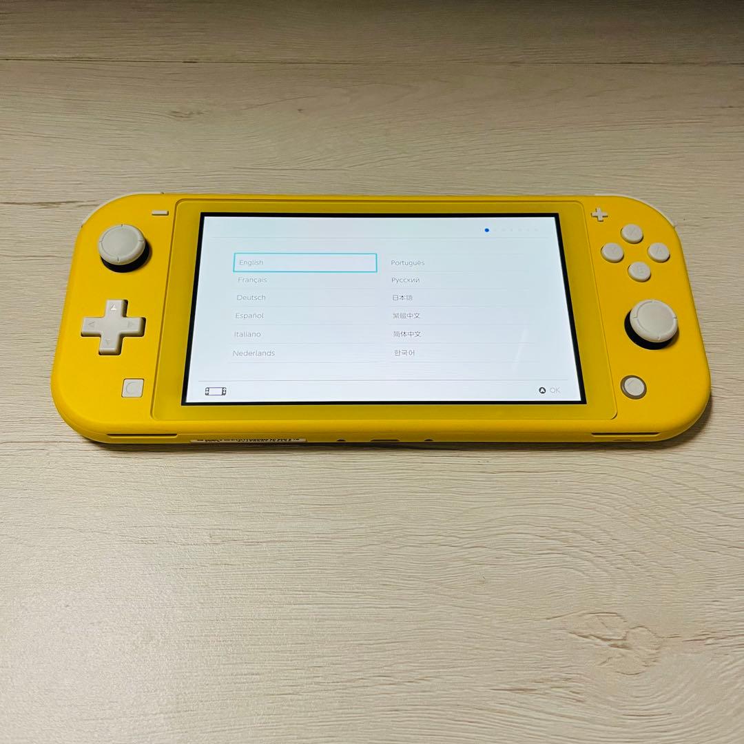 Nintendo Switch Lite イエロー 本体 箱 充電器