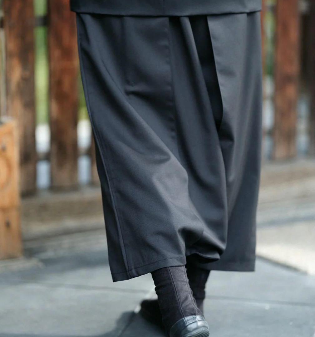 SOU・SOU ソウソウ　42双 梳毛　袴富士／濡羽色　日本製