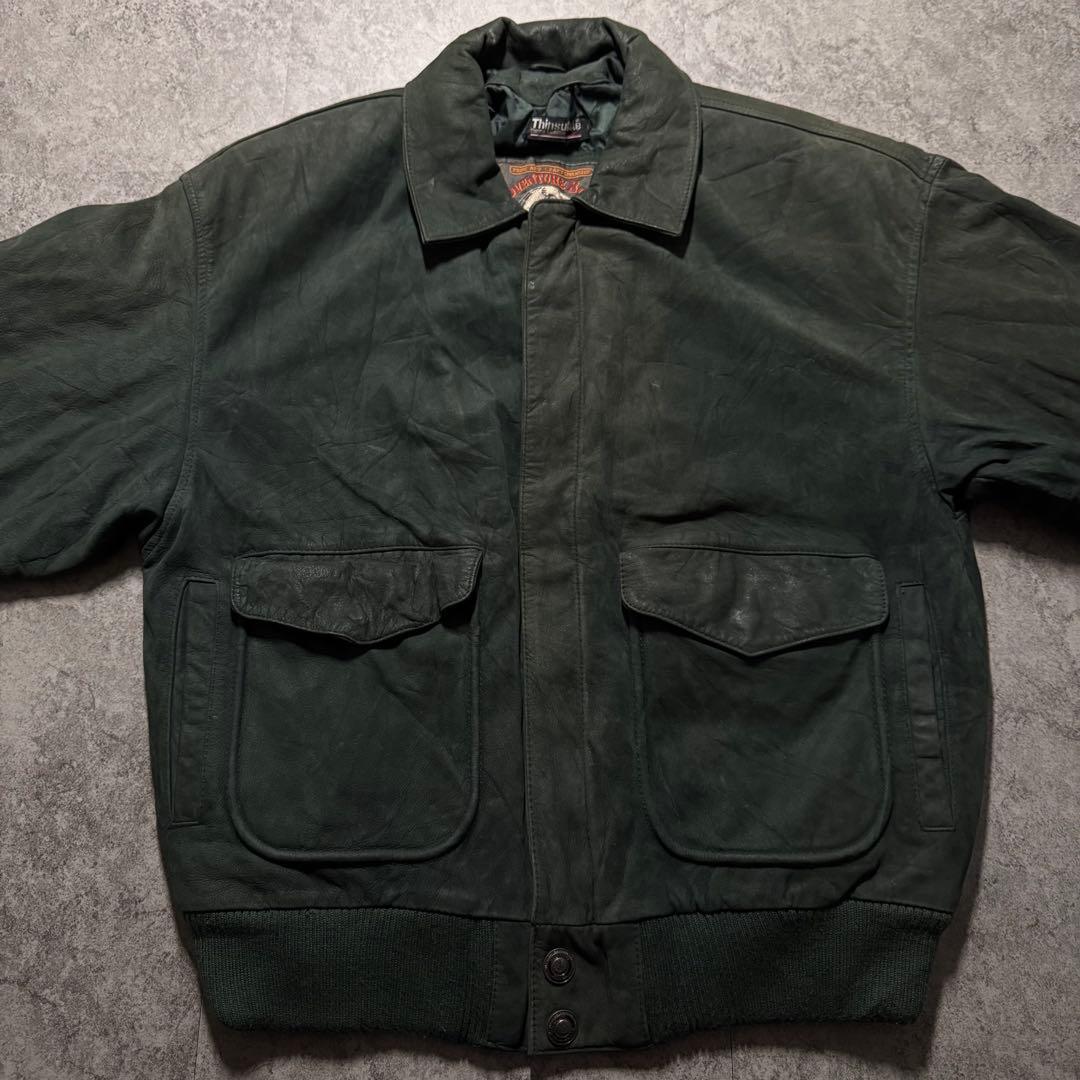 【希少カラー】90s WILSONS A-2 フライトジャケット　シンサレート