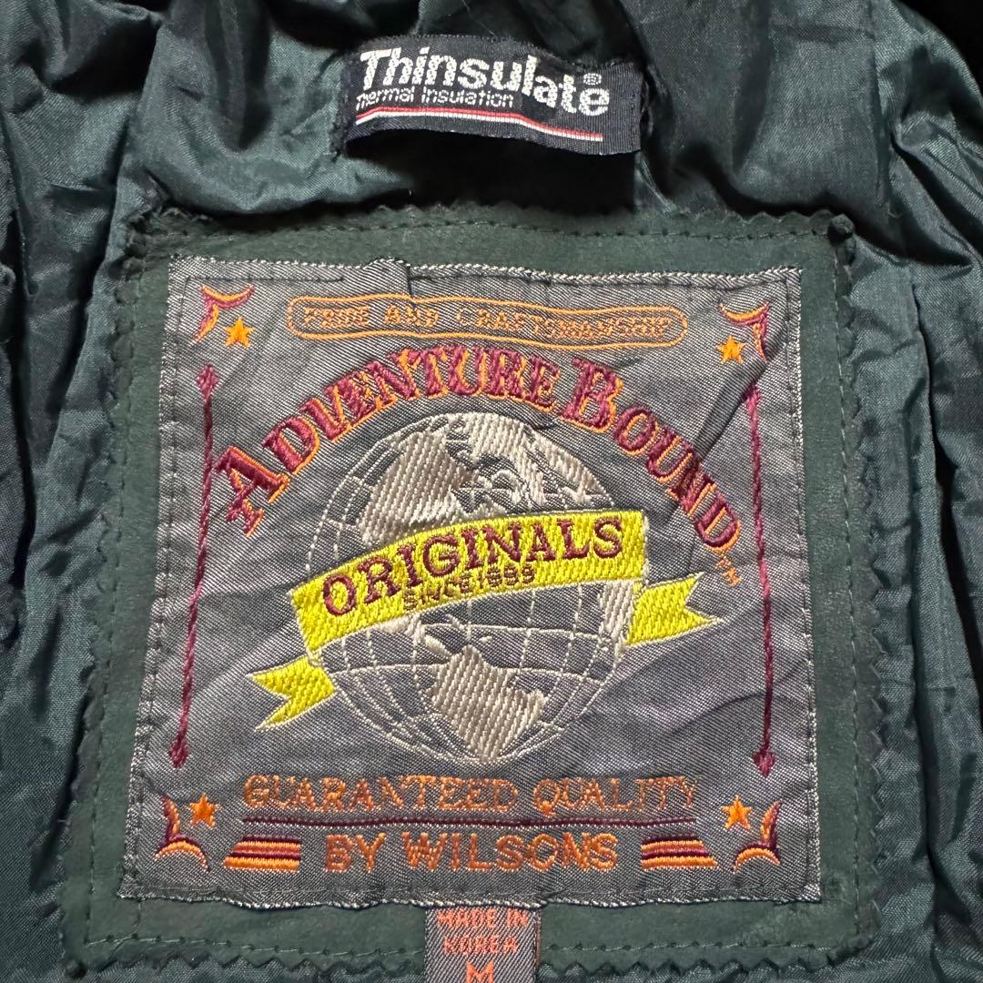 【希少カラー】90s WILSONS A-2 フライトジャケット　シンサレート