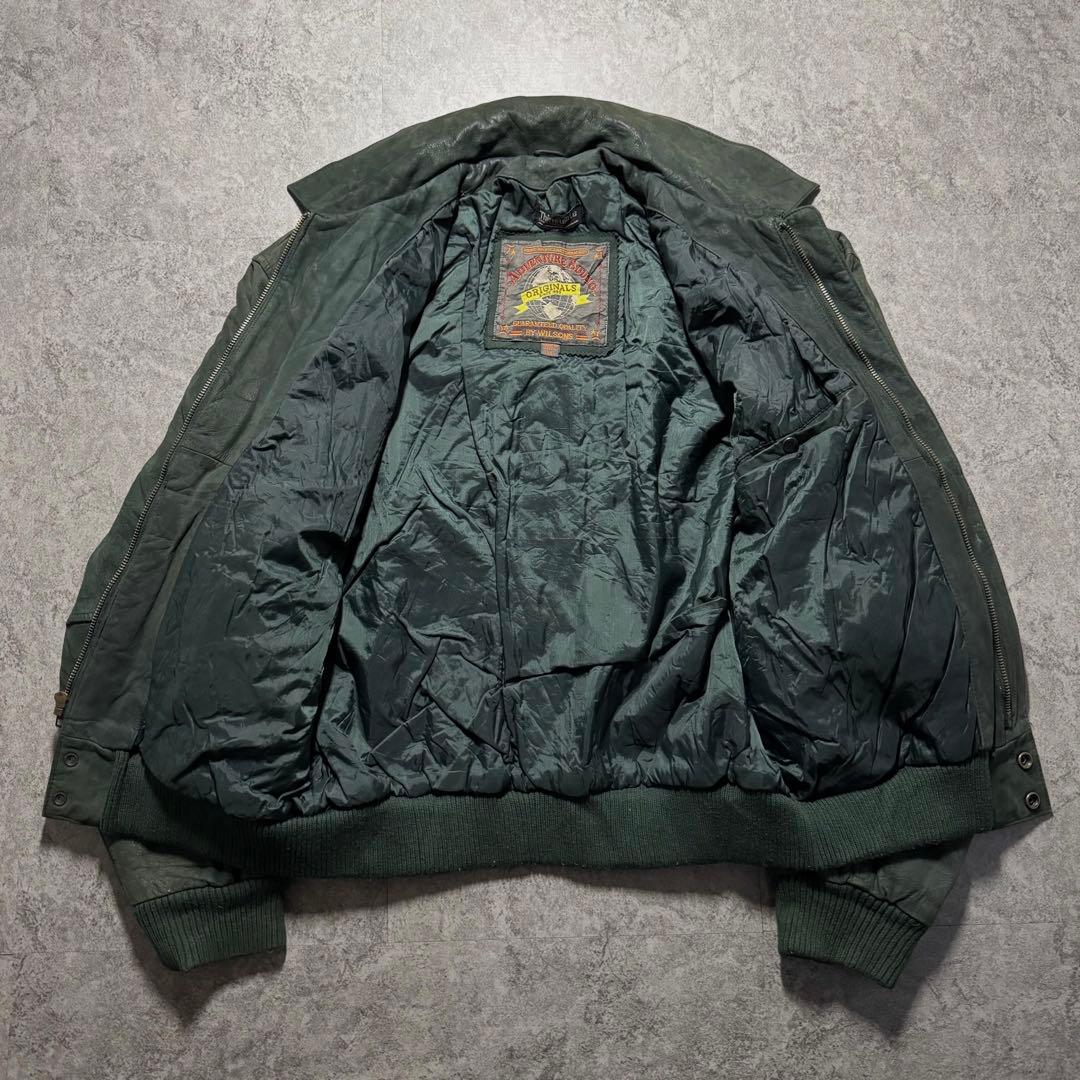 【希少カラー】90s WILSONS A-2 フライトジャケット　シンサレート