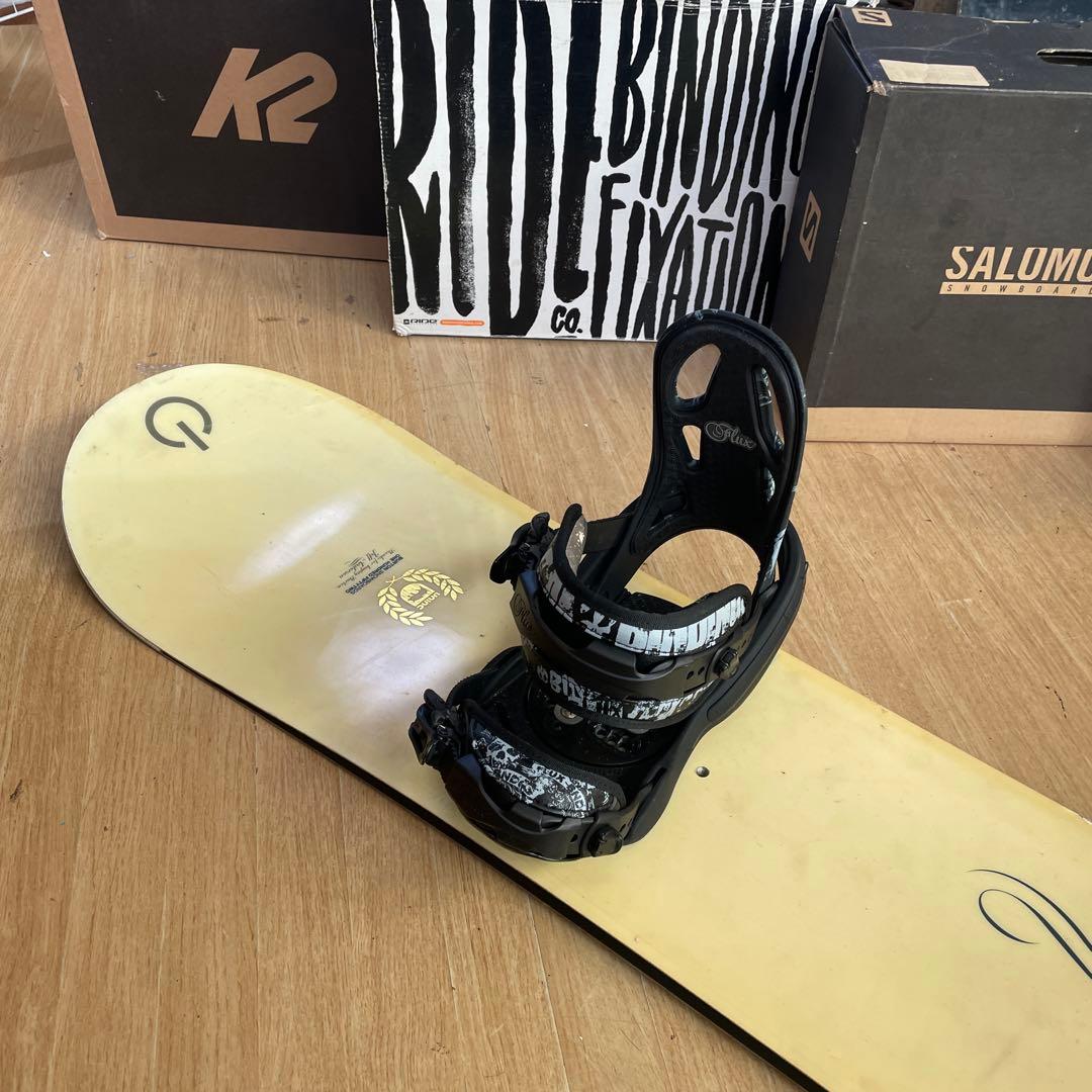 BURTON×FLUX　バートン　フラックスバイン付き　スノーボードセット