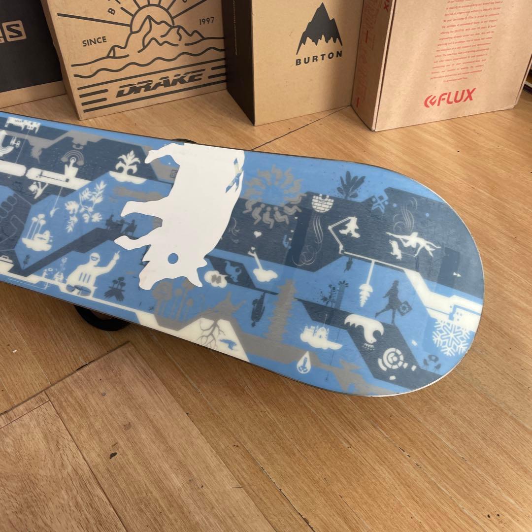 BURTON×FLUX　バートン　フラックスバイン付き　スノーボードセット