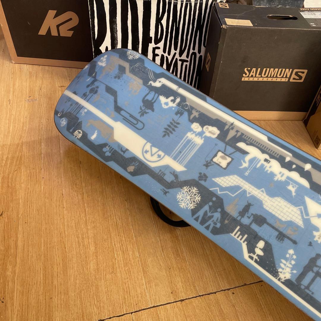 BURTON×FLUX　バートン　フラックスバイン付き　スノーボードセット