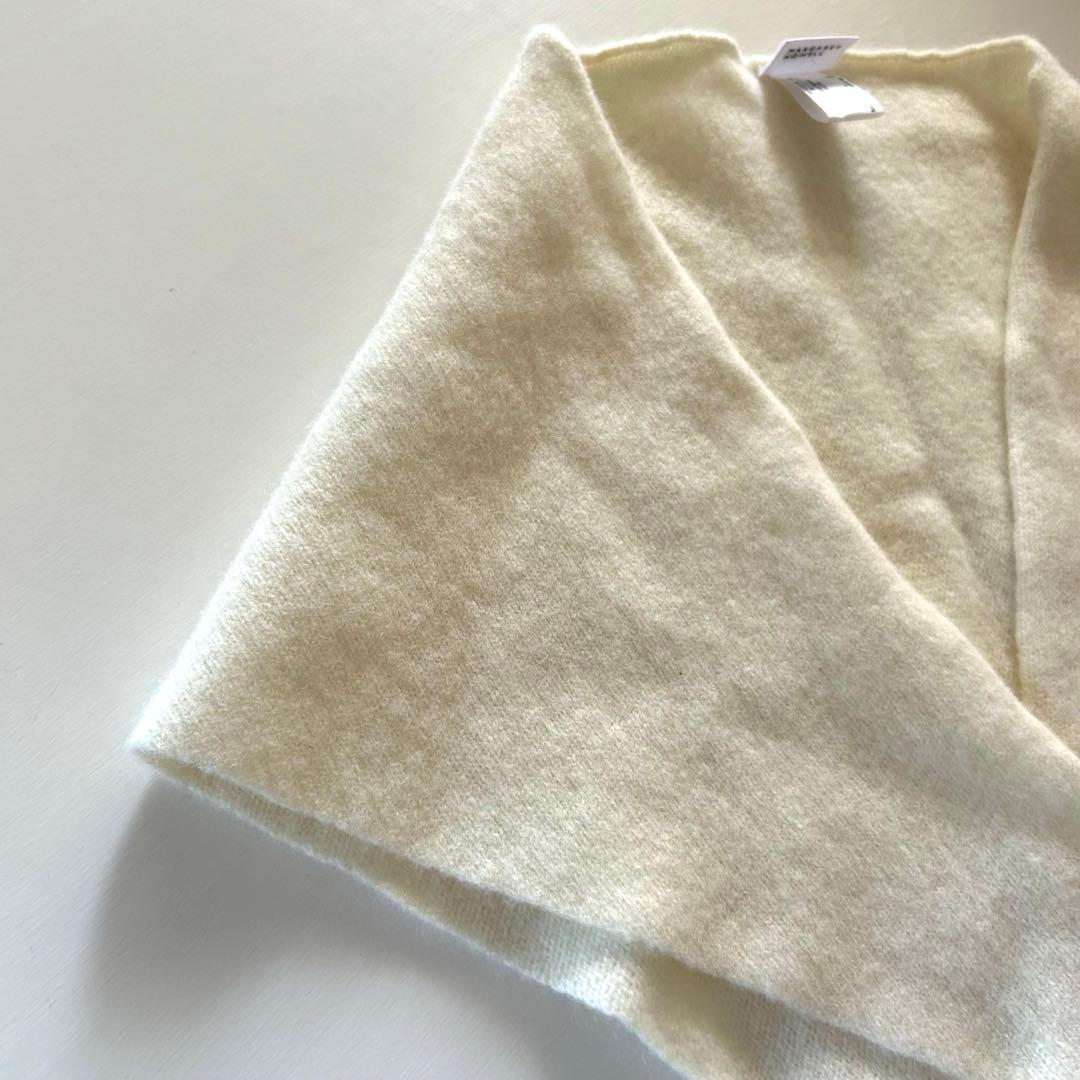 MARGARET HOWELL 三角ストール マーガレットハウエル　ホワイト