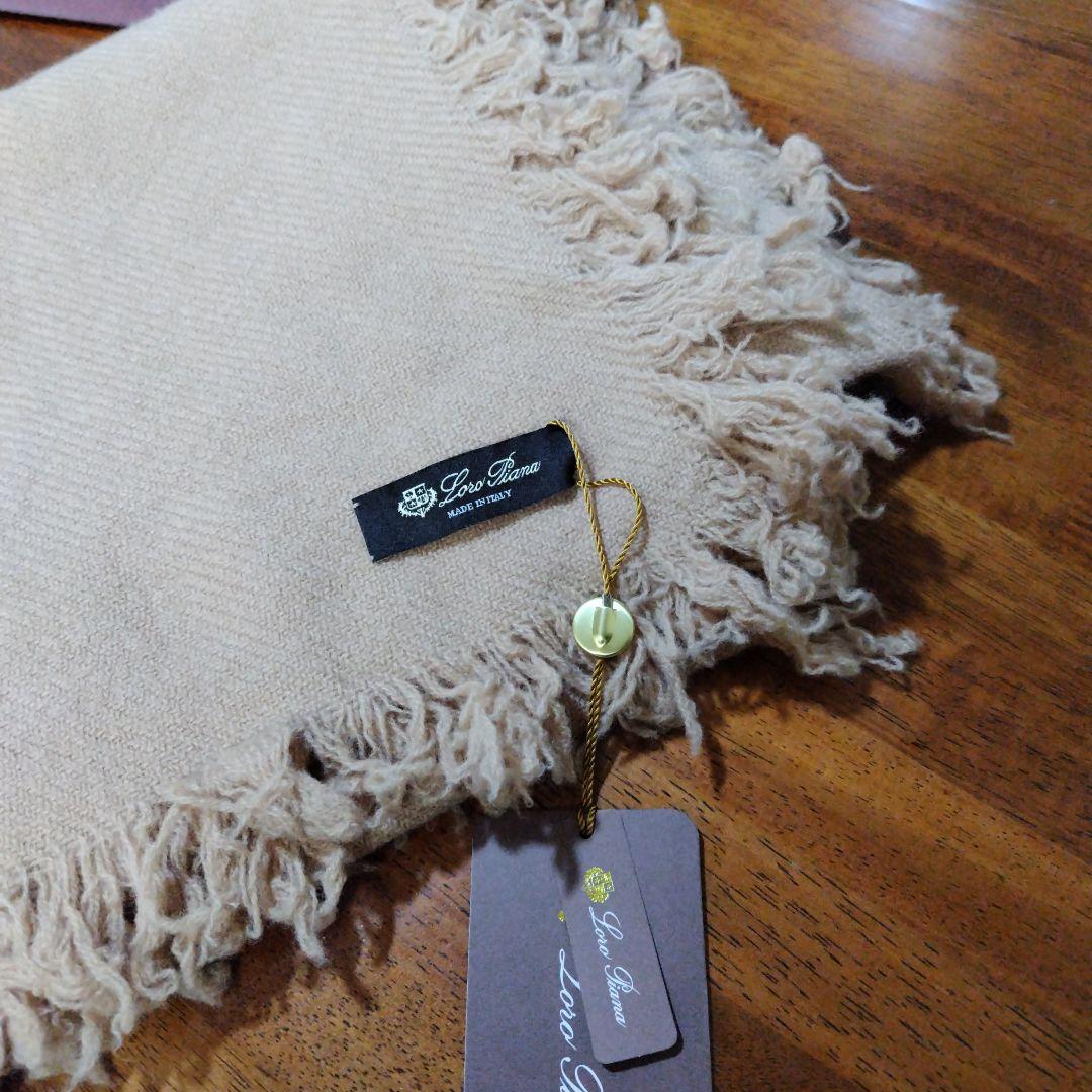 Loro Piana ベージュ ストール ライトブラウン ベージュ キャメル系