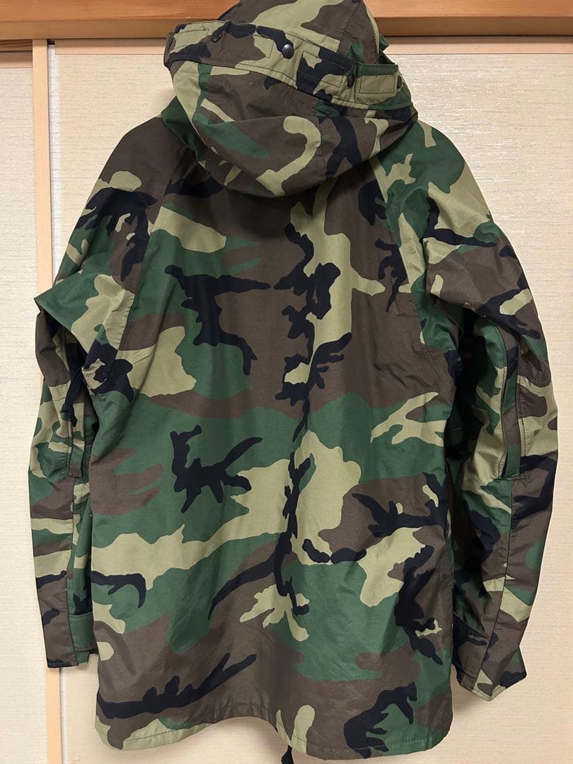 米軍 ECWCS GEN1 GORE‑TEXパーカー ウッドランドカモ S/R