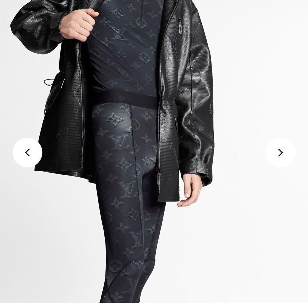 ［未使用］ルイヴィトン　2054テクニカルプリンテッドレギンス　3Dモノグラム