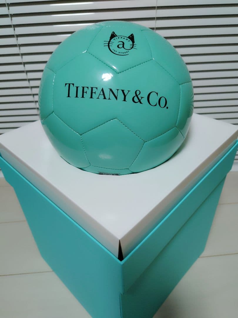 【美品】TIFFANY＆Co.スポルディング　サッカー5号