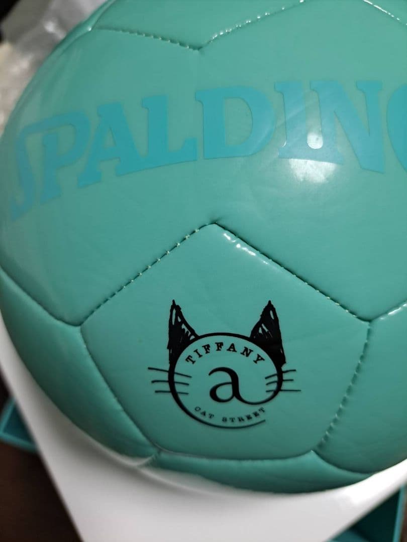 【美品】TIFFANY＆Co.スポルディング　サッカー5号