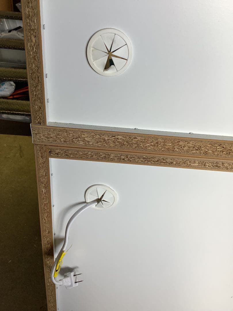 【状態良好】キッチンボード コンセント付き 食器棚 ローデスⅡ クラフトコガ