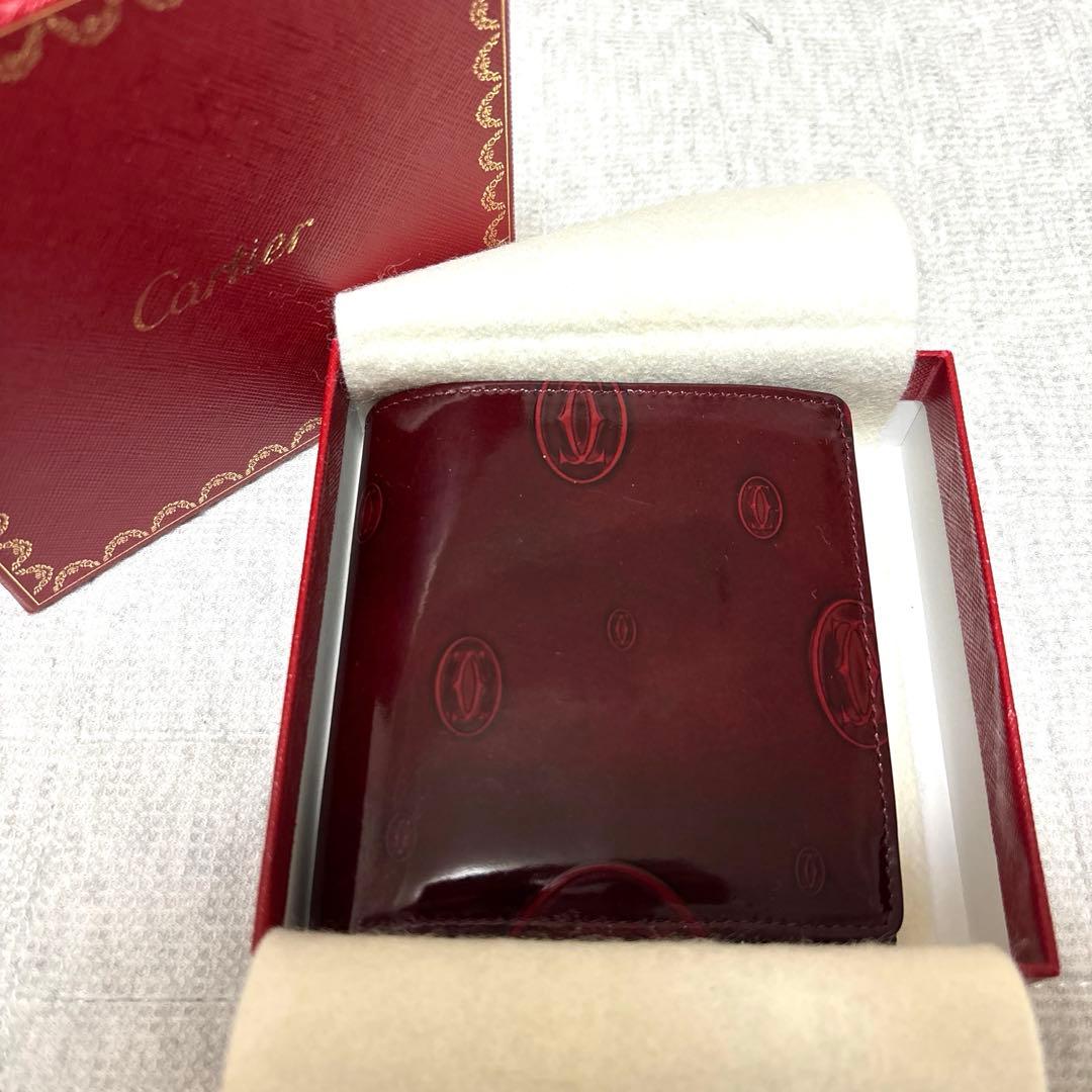 Cartier カルティエ ハッピーバースデー　二つ折り財布　美品