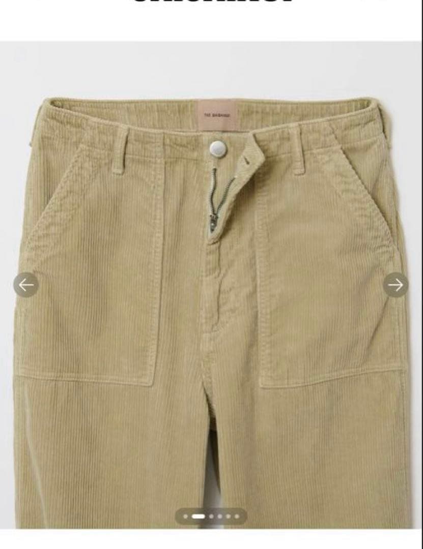 THE SHISHIKUI ベージュ コーデュロイ ベーカー