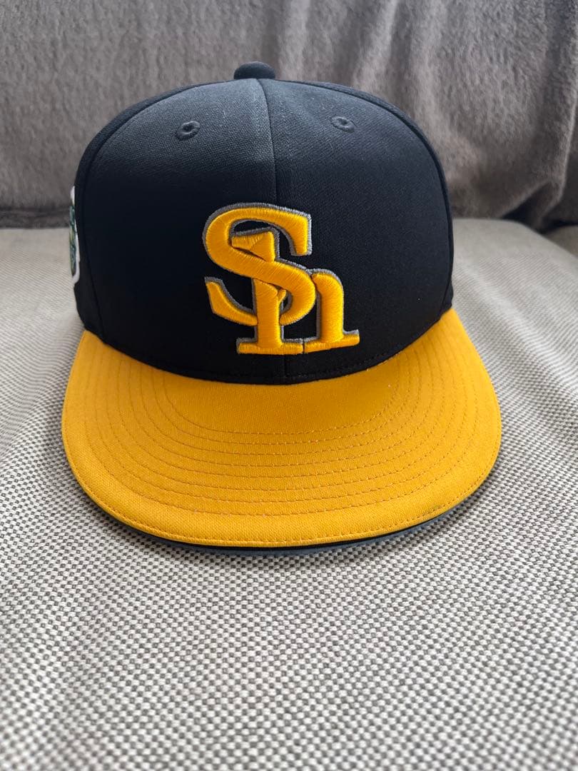 ソフトバンク　ヘルナンデス選手着用　2024年日本シリーズ　選手支給キャップ帽子