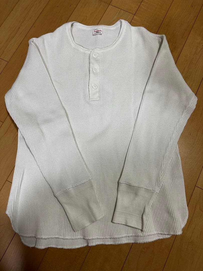 ロンハーマン ヘルスニット ヘンリーネック長袖カットソー