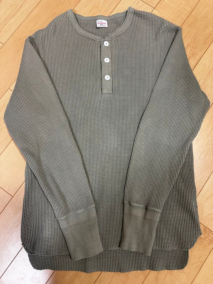 ロンハーマン ヘルスニット ヘンリーネック長袖カットソー