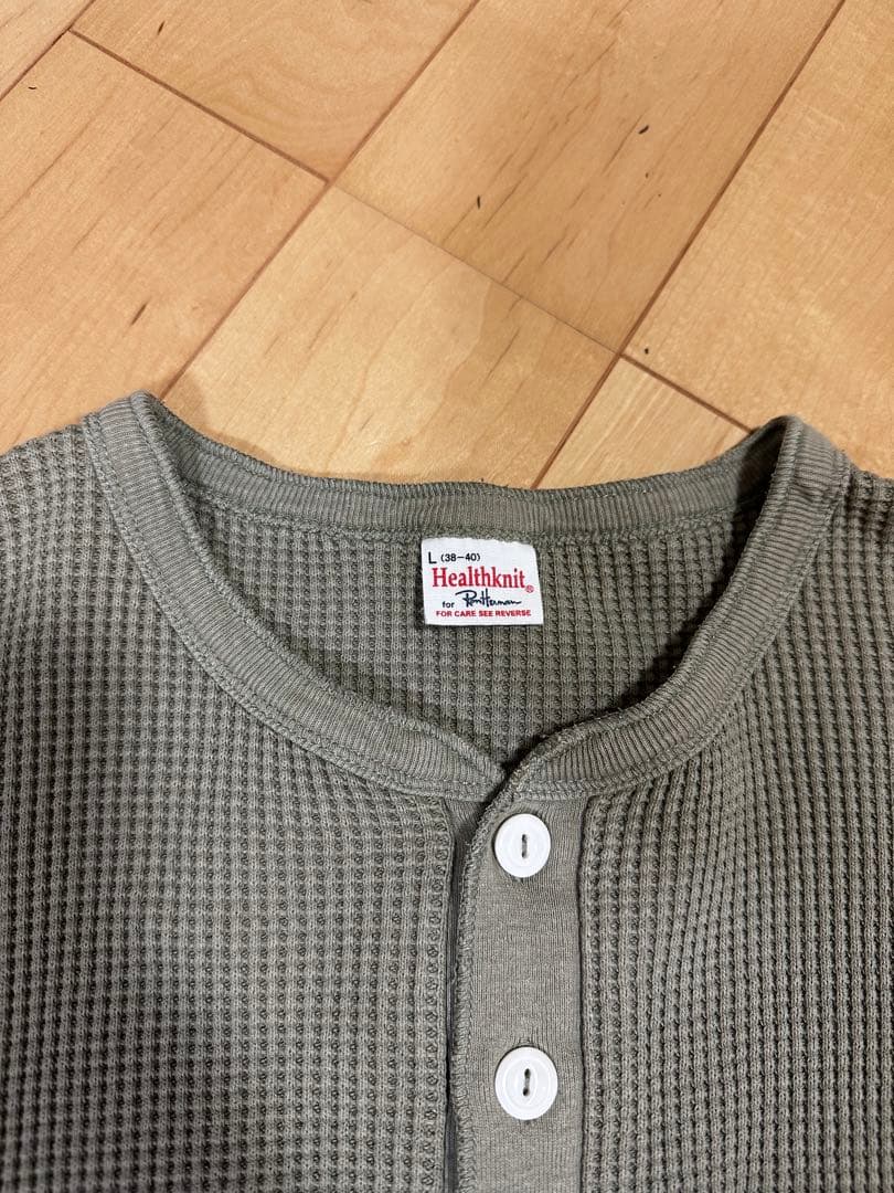ロンハーマン ヘルスニット ヘンリーネック長袖カットソー