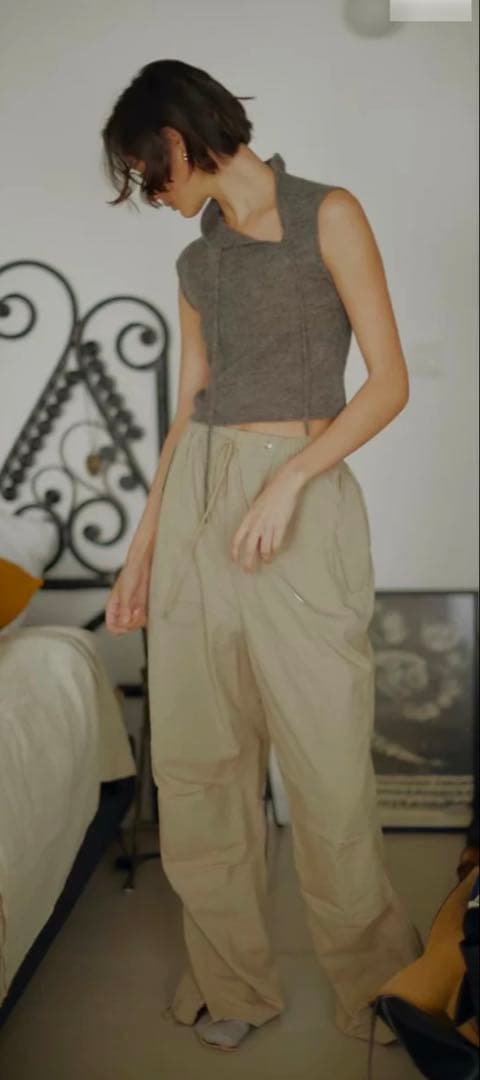 SHISHIKUI PARACHUTE PANTS / BEIGE サイズM