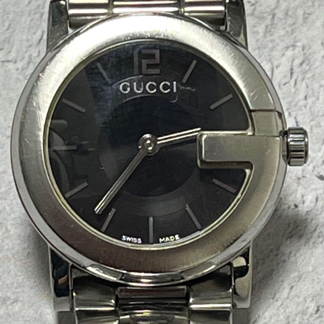 GUCCI ブラック アナログ 腕時計 クォーツ　ジャンク　101L