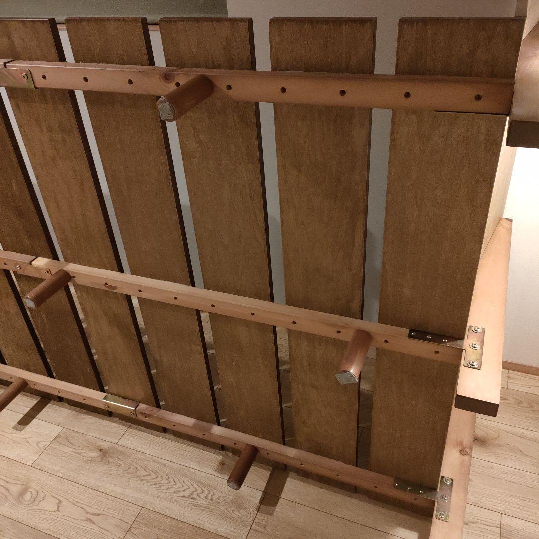 NITORI　木製セミダブルベッドフレーム