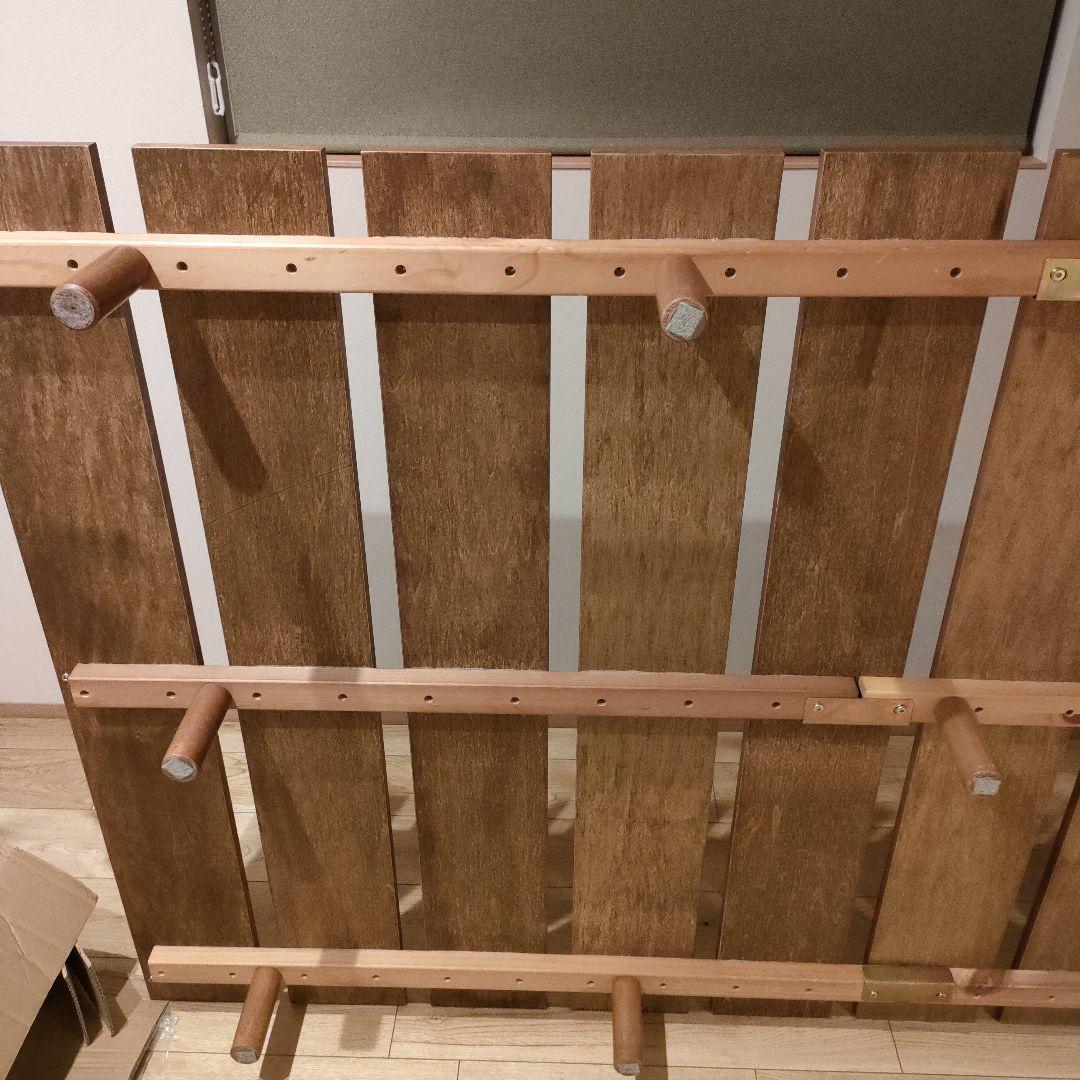 NITORI　木製セミダブルベッドフレーム