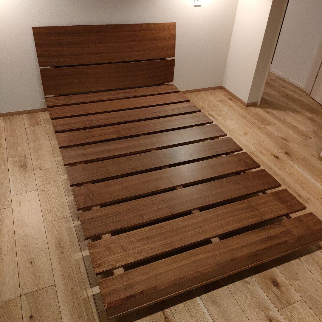 NITORI　木製セミダブルベッドフレーム