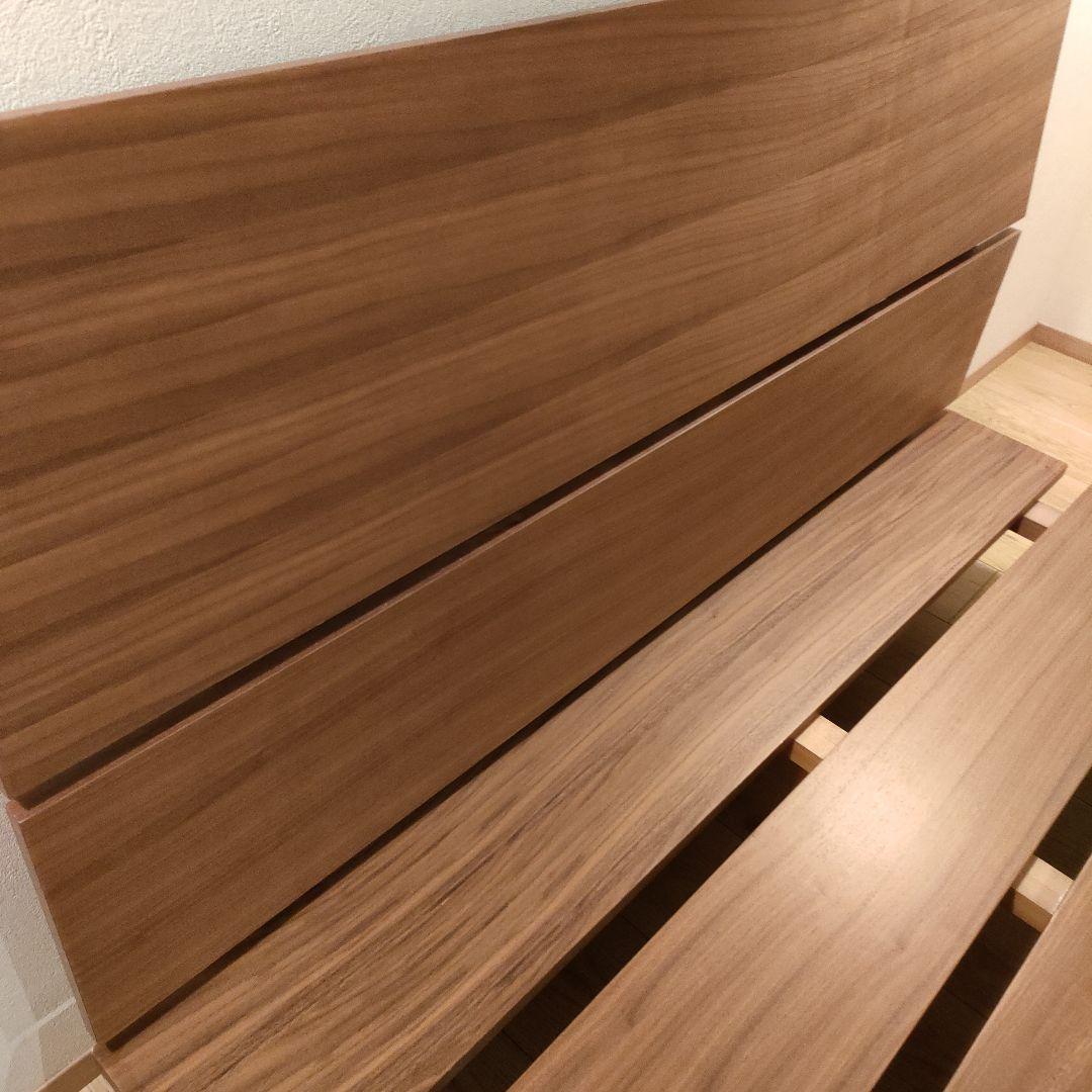 NITORI　木製セミダブルベッドフレーム