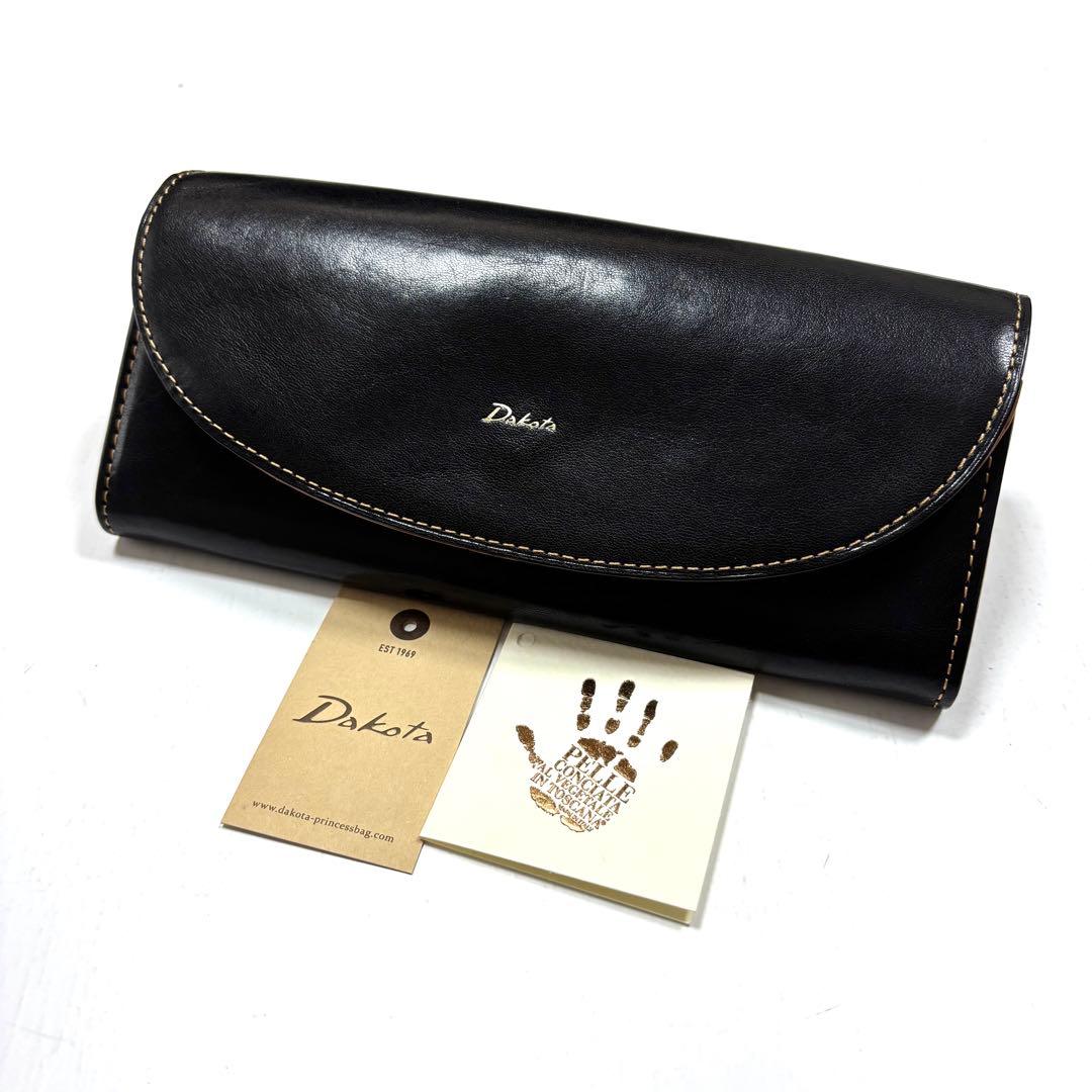 新品 ダコタ 財布 長財布 黒 チェルキオ